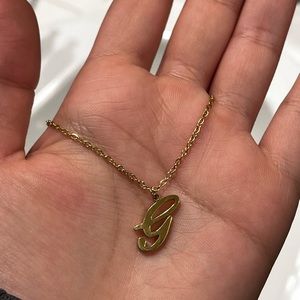 Letter G necklace
